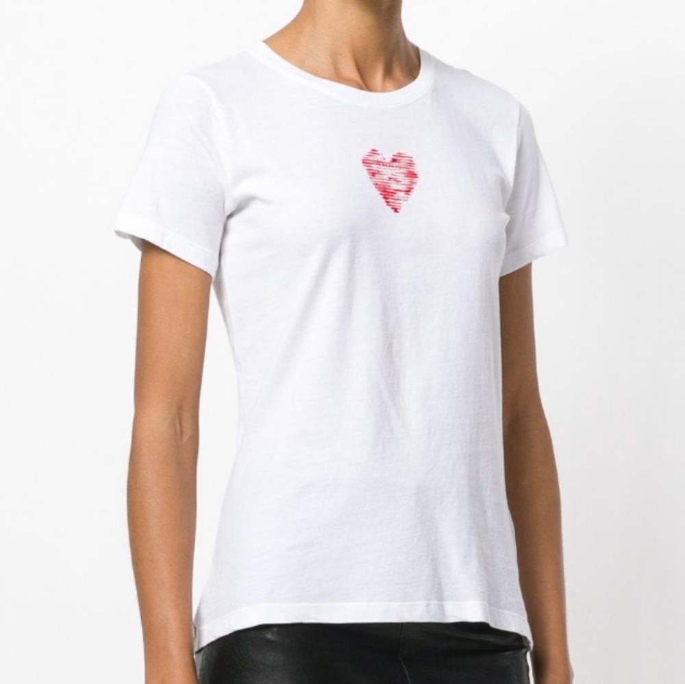 Diesel Grey Heart T-Shirt (Small)